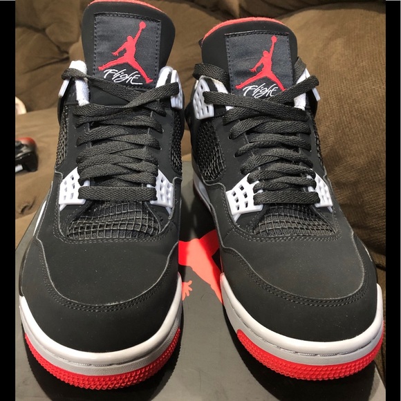 Jordan 4 breds 2019 version - Picture 1 of 4